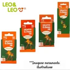 Grafite HB Leo&Leo /0.5mm/0.7mm/0.9mm/2.0mm, Grafite HB Para Lapiseira