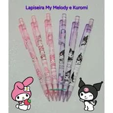 Kit Lapiseira e Refil de Grafite 0.5mm - MyMelody - Kuromi - Stitch