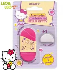 Borracha Com Apontador e Depósito Hello Kitty - Dinossauro - Pinguim -  Leo&Leo - Unidade