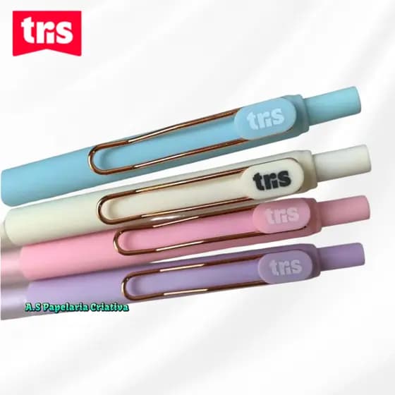 Lapiseira Tris Holic Dreamy 0.7mm - Lapiseira Escolar Cores Pastel - Tris