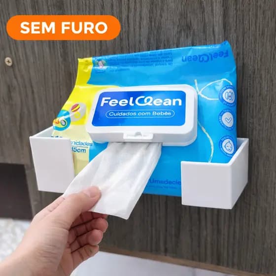 Porta Lenços Toalhas Umedecidas Largo  umidecido / sem furo