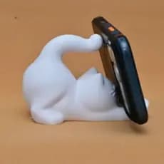 Suporte de Celular Gato Gatinho | Fofo e Funcional | Criativo | Organize com Estilo | Presente Perfeito