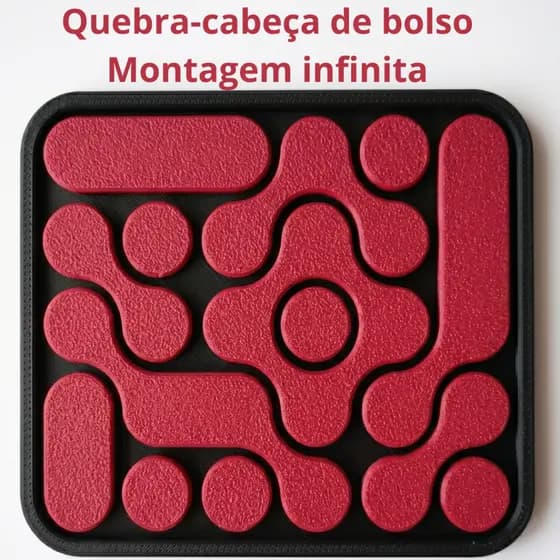 Quebra-Cabeça Infinito Antiestresse | Puzzle Sensorial Relaxante e Divertido