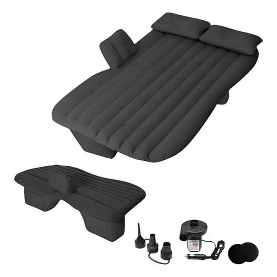 Colchão Inflável Automotivo com Bomba e Travesseiros – Ideal para Viagens Longas!
