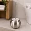Escova Sanitária com Suporte para banheiro limpeza moderno  - Preta ou - Inox