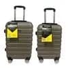 Kit 2 Malas de Viagem Com Rodinhas 18'' e 20'' - Cinza ,Rosa ou Preta