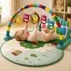 Tapete Musical Infantil Interativo para Bebês com Arco - Verde