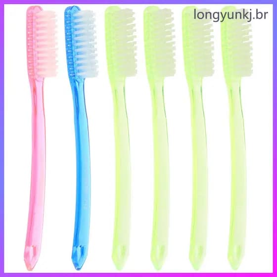 💇 6Peças Escova Adultos Super Dura Antiderrapante Para Uso Diário