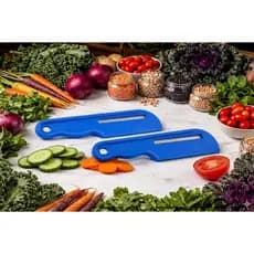 Kit 2 fatiadores de couve fininha e repolho dona de casa corte facil utilidade domestica