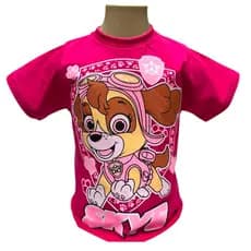 Camiseta Infantil Manga Curta 100% Algodão - Sky