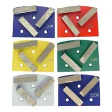 Kit 6x Htc Inserto Diamantado Desbaste Polir Pisos Concreto
