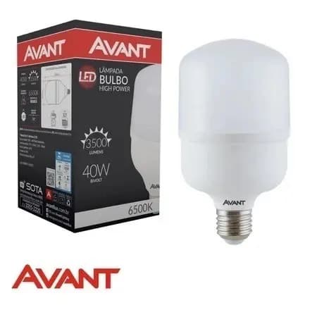 Lâmpada Led 40w  Avant Bulbo Branco Frio Bivolt 6500k Luz Branca Alta Potencia