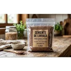 Semente de linhaça Premium 100% natural