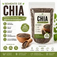 Semente de Chia Premium 100% Natural 1kg 500g 250g Alta Qualidade