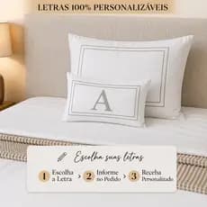 Baguete Almofada Cinza com Branco Suede Avulsa Decorativa Personalizada Com Ziper