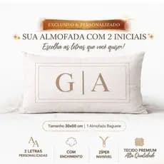 Baguete Almofada Suede Decorativas Personalizada Com Ziper