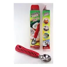 Raspa Coco Raspador De Inox Manual Com Cabo Reforçado Keita