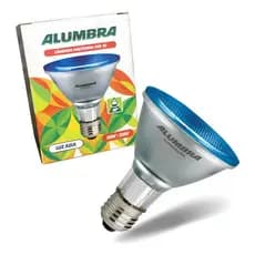 Lâmpada Halogena Par30 50w 220v 30o E27 Luz Azul Alumbra