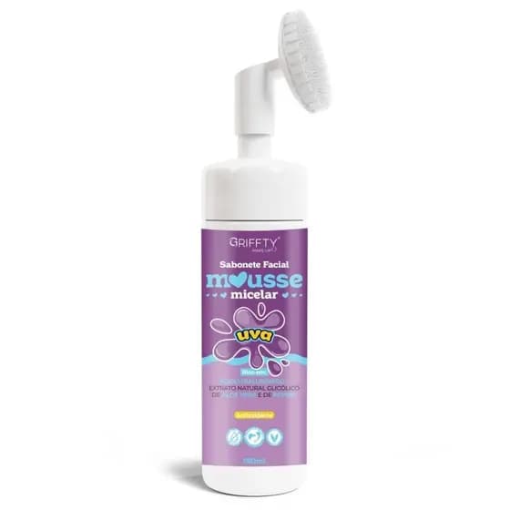 Sabonete Facil Mousse Micelar Uva  150ml Griffty