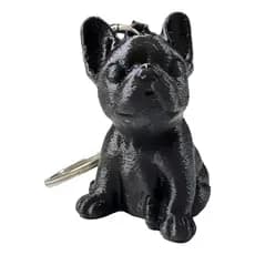 Chaveiro De Cachorro Bulldog Francês Preto
