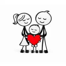 Decoração Estatueta Familia Feliz Amor E Carinho Presente Lembrancinha Para Familia