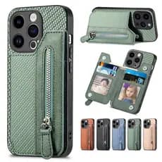Card Wallet Zipper Case for Samsung Galaxy A17 A07 A56 A36 A26 A16 A06 A55 A35 A25 A15 A05S A05 A54 A24 A14 A04S Cover