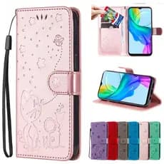 Capa Flip De Couro Em Relevo De Desenho Animado Para Motorola Moto Edge 70 60 50 40 30 Neo Lite Pro Ultra Fusion Plus 5G