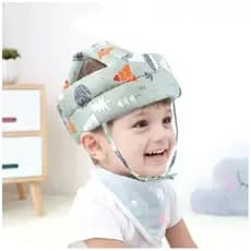 Capacete Protetor De Cabeça Infantil Com Tamanho Ajustável Para Bebês Engatinhar Primeiros Passos