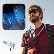 Suporte Magnético Celular Pescoço Gravar Videos 1º Pessoa