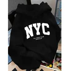 Moletom Blusa De Frio Canguru Flanelado Premium NYC Confortavel Moda Nova Estilosa Inverno