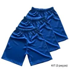 Kit 3 Bermudas Menino Infantil