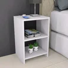 2 Mesas de Cabeceira Nicho Quarto 100%mdf
