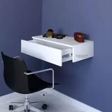 Gaveta suspensa estudo home office Mesa de Cabeceira 100% Mdf 60cm