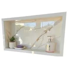 Nicho Porcelanato 60x30 cm para Banheiro Embutir na Parede Lavabo Porta Shampoo ENVIO IMEDIATO