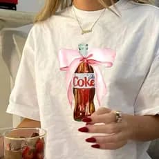 Camiseta Casual Solta de Manga Curta Gola Redonda Cor Sólida Modelo Unissex Lançamento 2025 Imediato