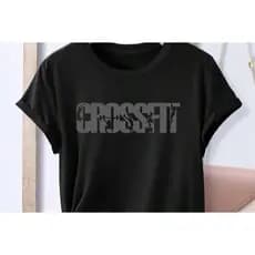 Blusa Feminina Estampada CrossFit 100% Algodão Minimalista Casual Lançamento 2025