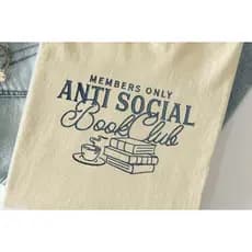 Camiseta Anti Social Vintage Retro 100% Algodão Lançamento 2025 Envio Rápido