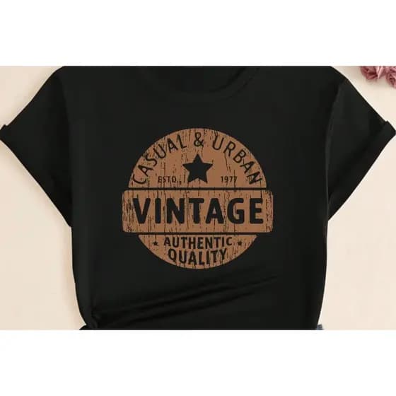 Camiseta Estilo Retro Unissex 100% Algodao Vintage Lançamento Envio Rápido