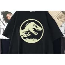 Camiseta JURASSIC PARK DINOSSAURO 100% Algodão Envio Imediato Lançamento 2025