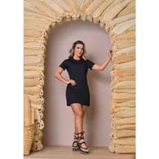 Vestidos Camisão. Vestido Feminino Camisetão Curto 100% Algodão,   Moda casual em lindas cores