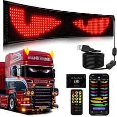 Led Para Carro olho da moda placa de led flexivel loja casa uber 3 tamanhos para escolher