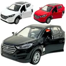 Carrinho miniatura metal ficção hyundai tucson abre portas premium