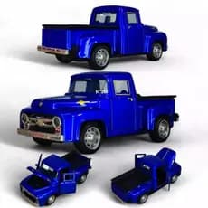 carrinho metal pickup linha premium pintura especial fricção modelos raros classicos