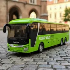 Carrinho Miniatura Ônibus Ferro Fricção Õnibus Tuor Bus Top