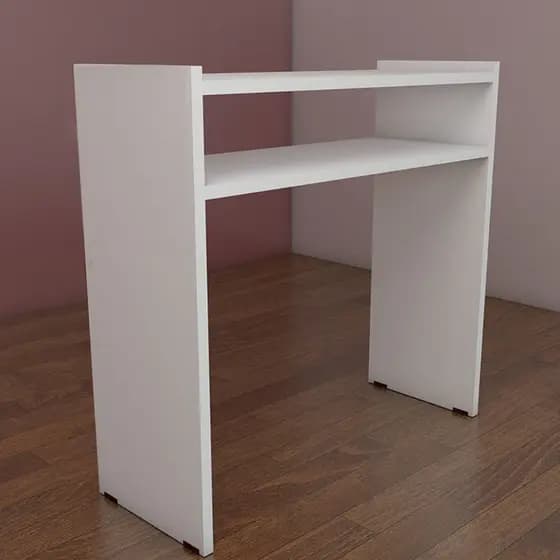 Mesa Aparador Muito Pratico na cor Branco