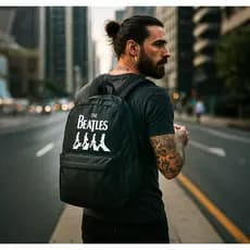 Mochila Reforçada Bolsa Escolar Academia Viagem  Rock
