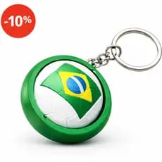 Chaveiro Bola de Futebol Brasil Copa do Mundo – Chaveiro Seleção Brasileira Bandeira
