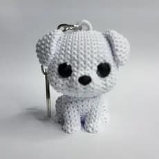 Chaveiro Cachorrinho Fofo – Chaveiro Pet Decorativo para Mochila, Bolsa e Chaves