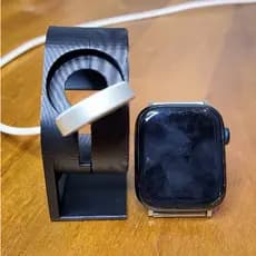 Suporte com Entrada para Carregador Relógio Smartwatch – Base Dock de Mesa para Relógio Inteligente
