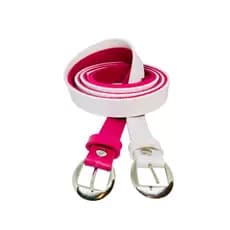 Kit 2 Cintos Feminino Fino 2 cm Fivela Prata Cinto Moda Lis Slim ao Plue Size